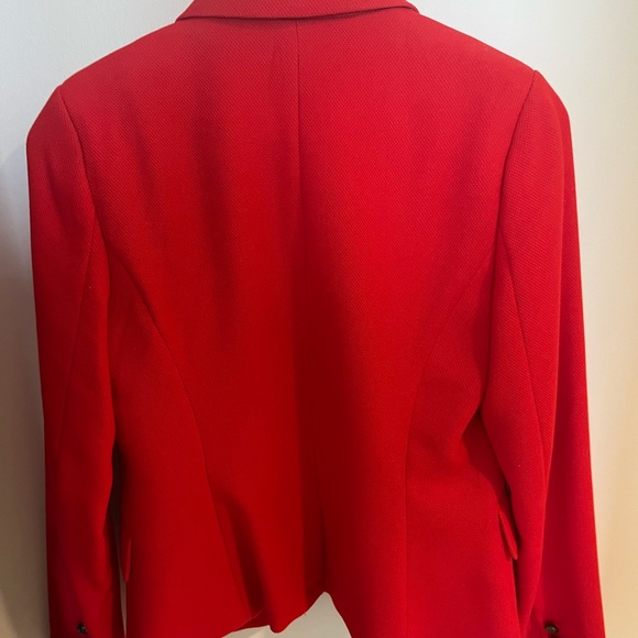 One button blazer - RED size Small - Picture 6 of 6